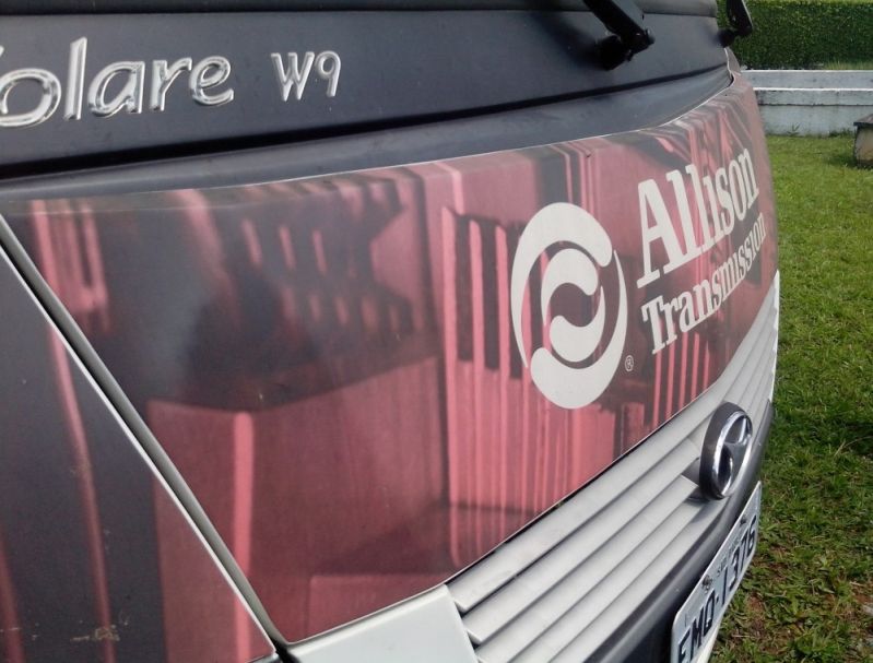 Envelopamento ônibus em Iguape - Adesivagem para Comunicação Visual