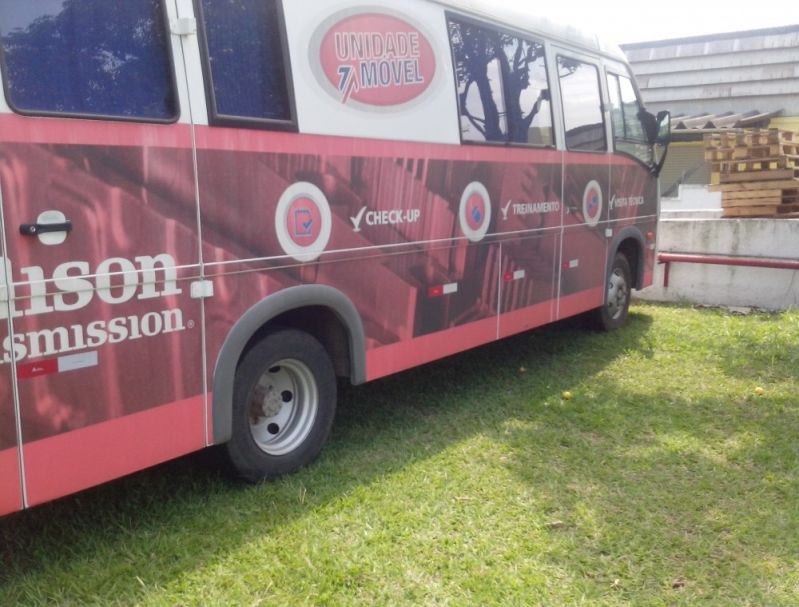 Envelopamento para ônibus em Poá - Adesivagem para Frotas