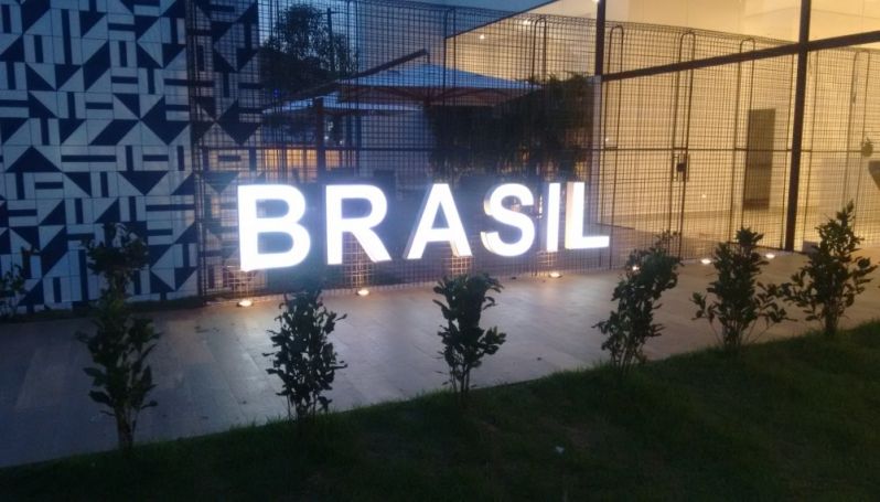 Fachada com Frontlight em Araraquara - Letra Caixa para Fachada