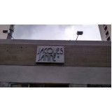 placa de acrílico para fachada em Bras Cubas