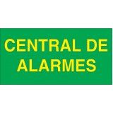 placa de sinalização em alumínio na República