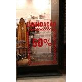 serviço de comunicação visual em vitrines em Mongaguá